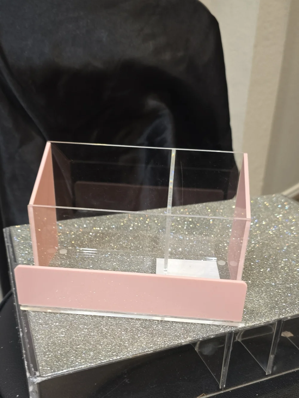 RealSpace Acrylic Desk Organizer- Pink